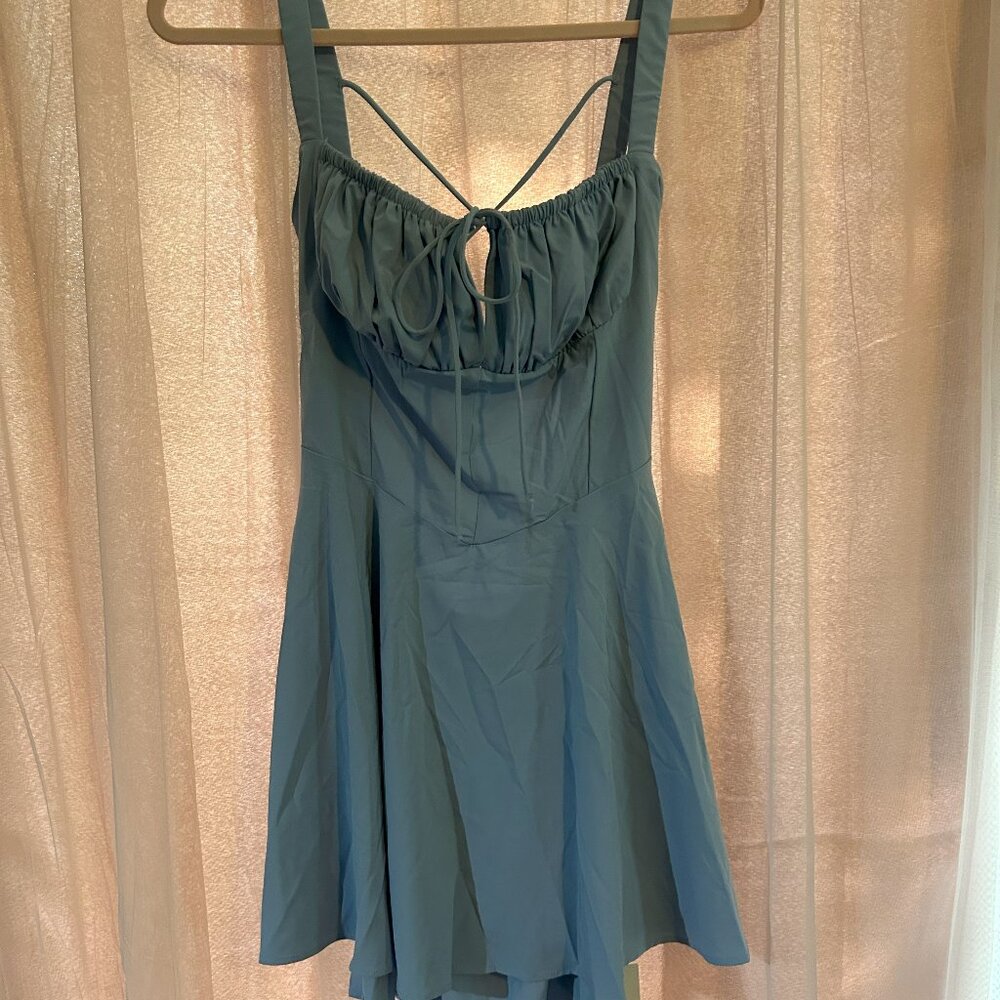 NEW W/ TAGS Halara- Breezeful™ Lace Up Corset Quick Dry Micro Mini Dress- XL